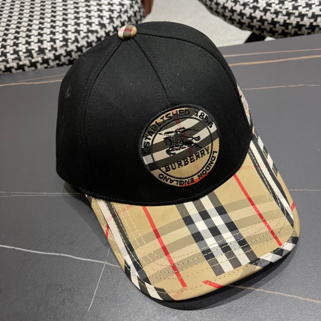 【巴宝莉burberry】🌸2025官网同步上线🎊 韩版新款英伦风定制款11原单品质 男女通用棒球帽 提