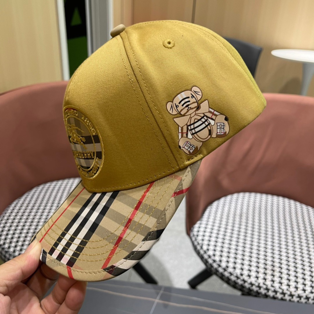 【巴宝莉burberry】🌸2025官网同步上线🎊 韩版新款英伦风定制款11原单品质 男女通用棒球帽 提