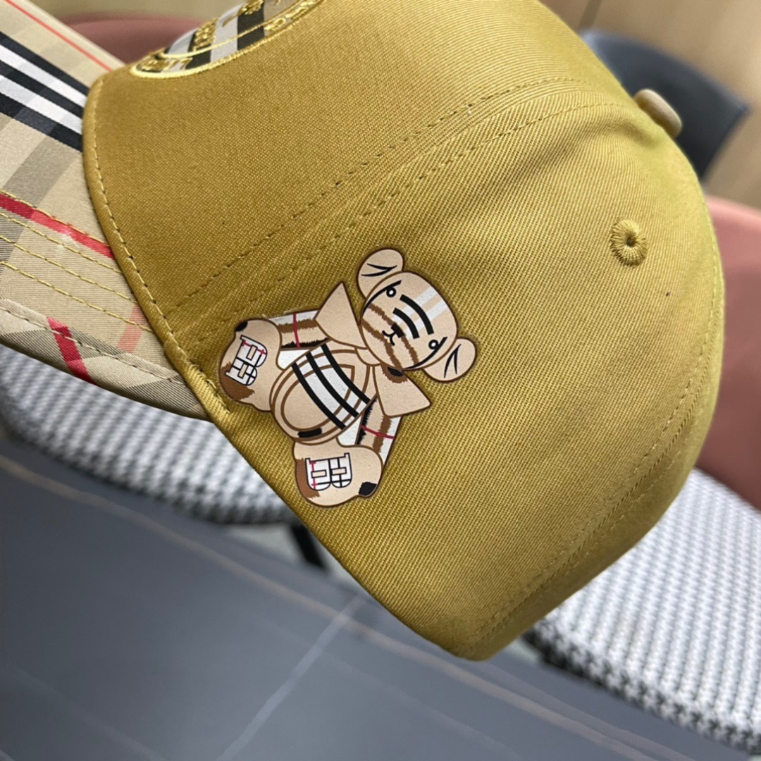 【巴宝莉burberry】🌸2025官网同步上线🎊 韩版新款英伦风定制款11原单品质 男女通用棒球帽 提