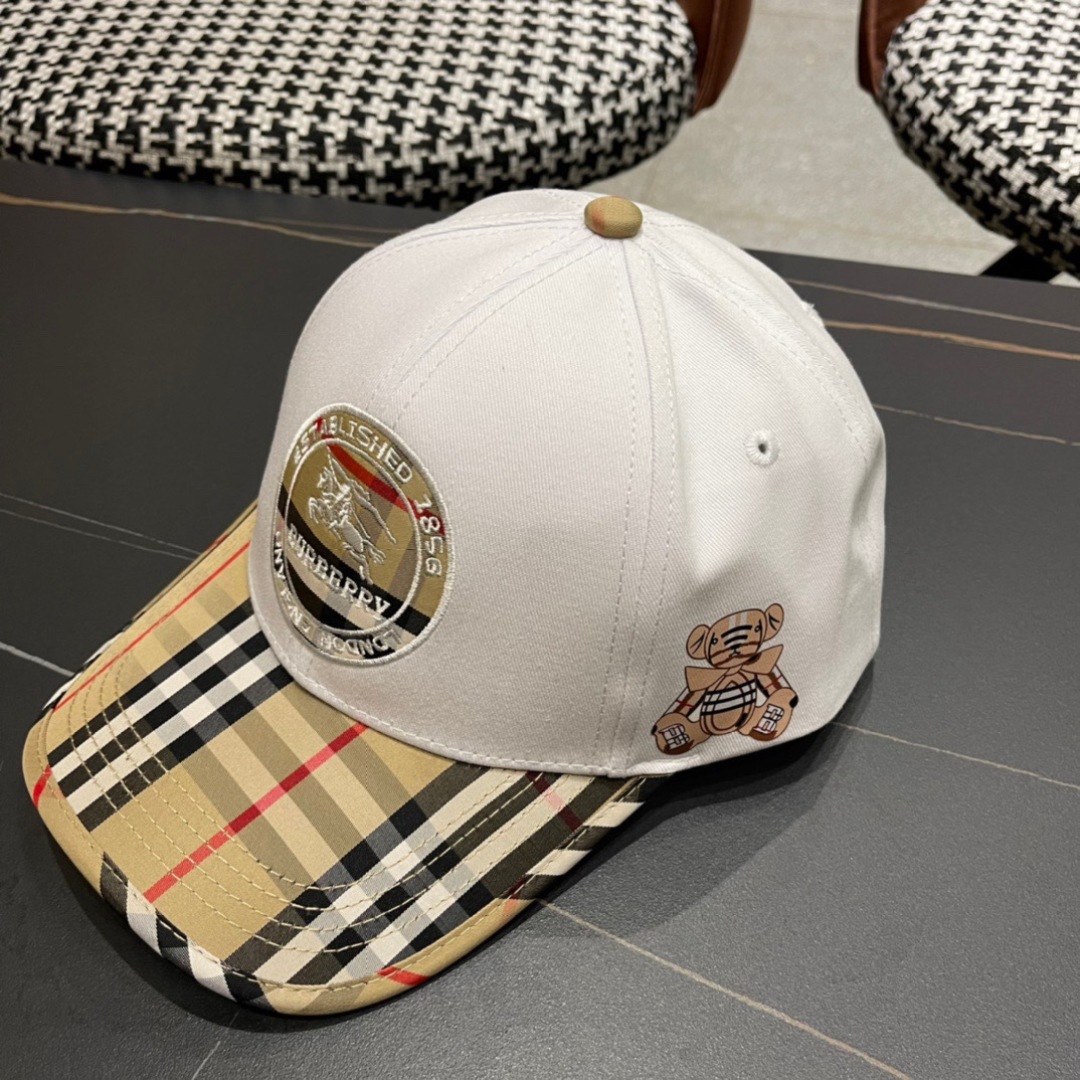 【巴宝莉burberry】🌸2025官网同步上线🎊 韩版新款英伦风定制款11原单品质 男女通用棒球帽 提