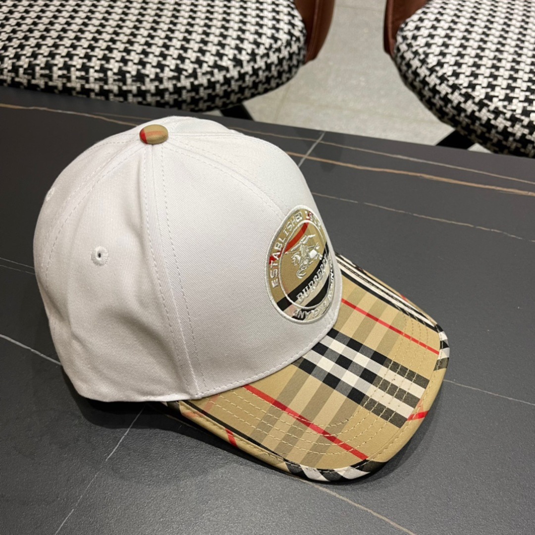【巴宝莉burberry】🌸2025官网同步上线🎊 韩版新款英伦风定制款11原单品质 男女通用棒球帽 提