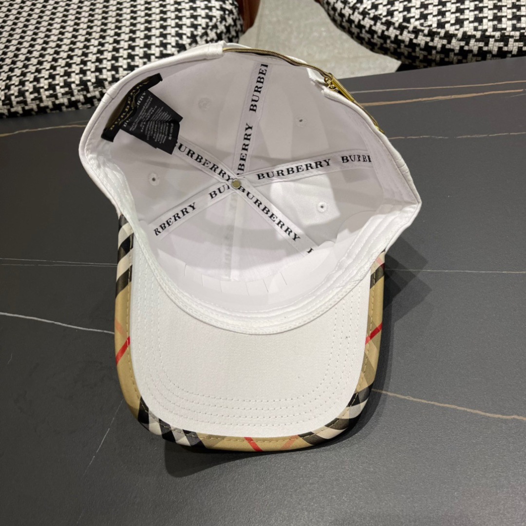 【巴宝莉burberry】🌸2025官网同步上线🎊 韩版新款英伦风定制款11原单品质 男女通用棒球帽 提