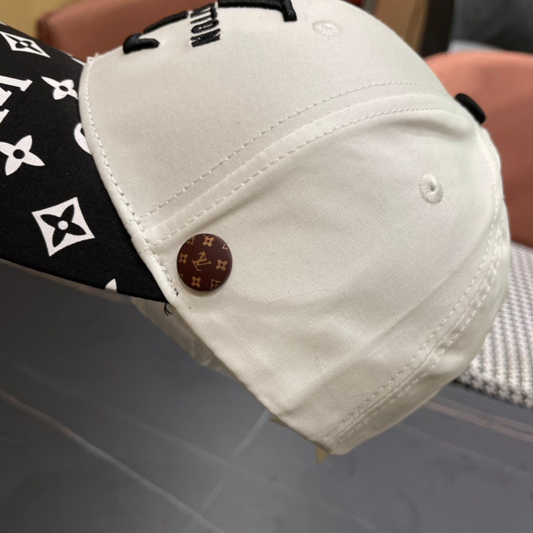   LouiVuittonLV 2025专柜新款路易威登家刺绣棒球帽，简单大方 男女通用遮阳帽，