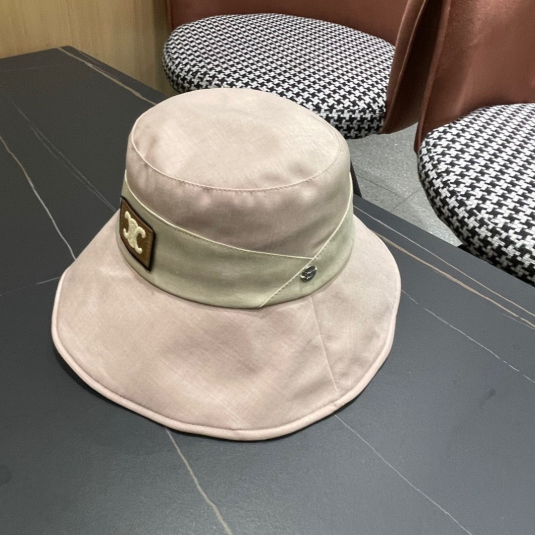  赛琳 CELINE2025新款拼色小桶帽渔夫帽～简约大气
🔅独特拼接设计 夏季新品～