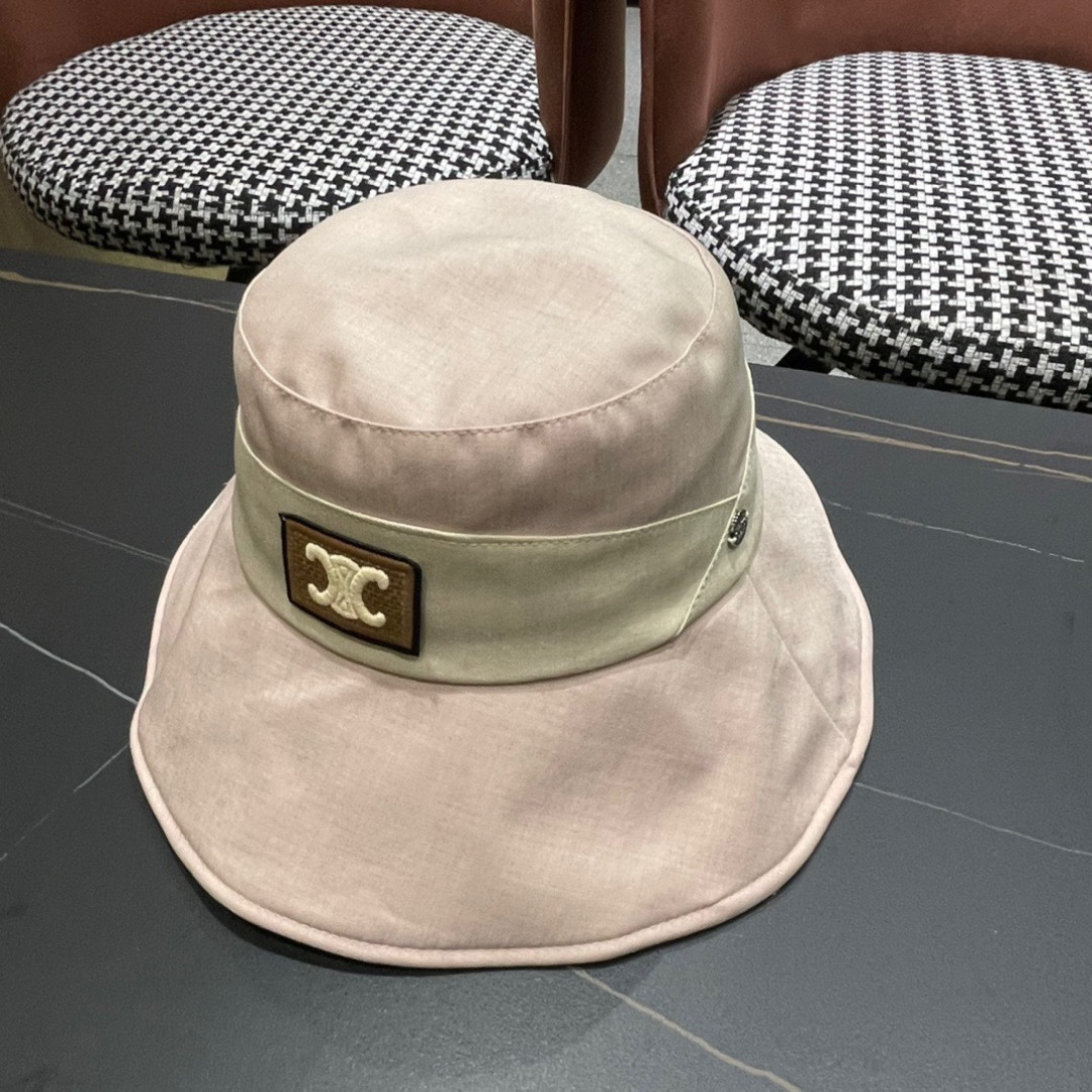  赛琳 CELINE2025新款拼色小桶帽渔夫帽～简约大气
🔅独特拼接设计 夏季新品～