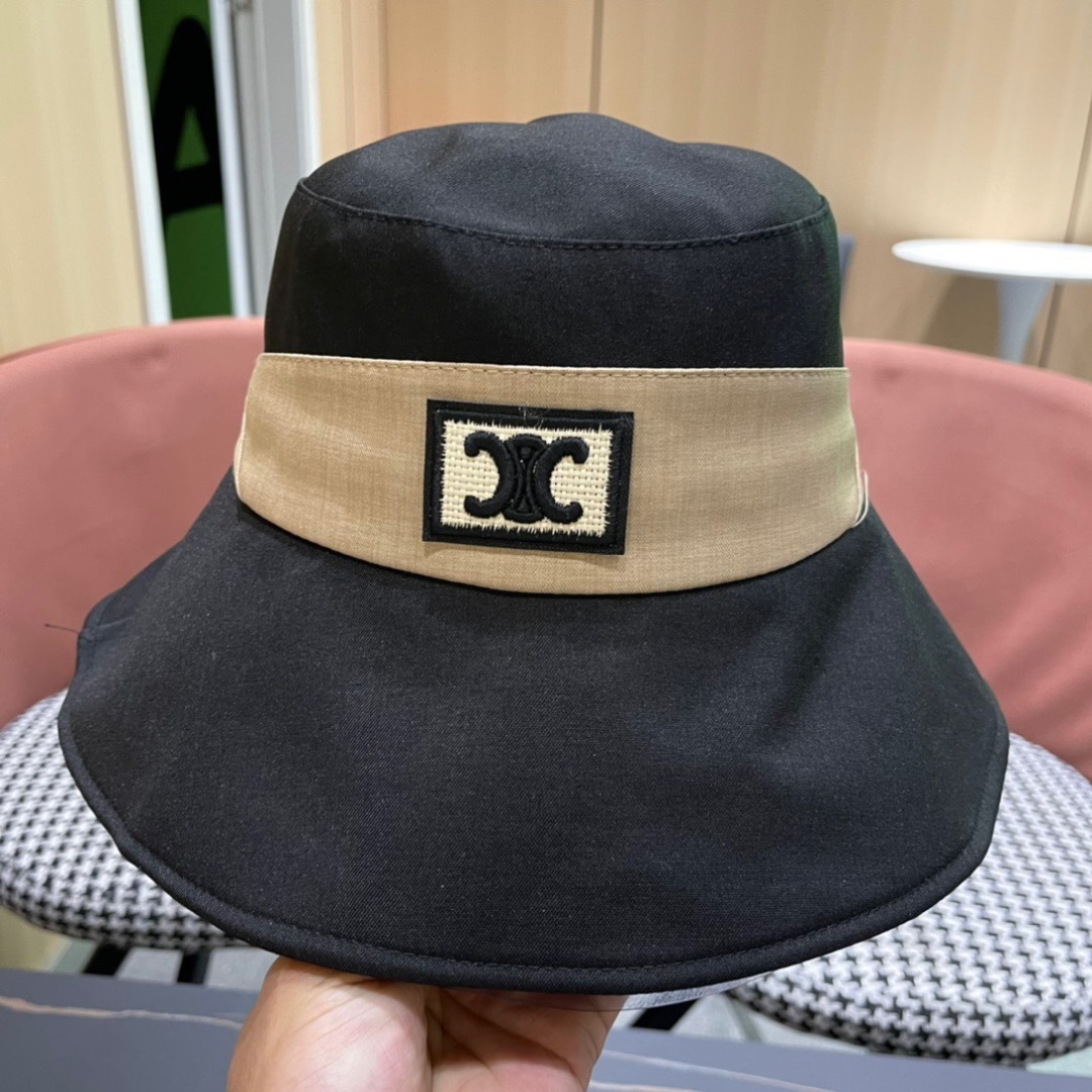  赛琳 CELINE2025新款拼色小桶帽渔夫帽～简约大气
🔅独特拼接设计 夏季新品～