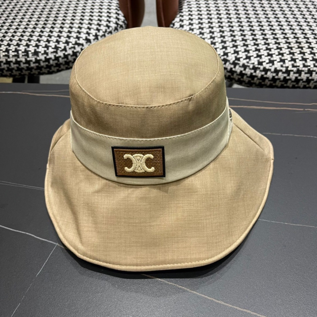  赛琳 CELINE2025新款拼色小桶帽渔夫帽～简约大气
🔅独特拼接设计 夏季新品～