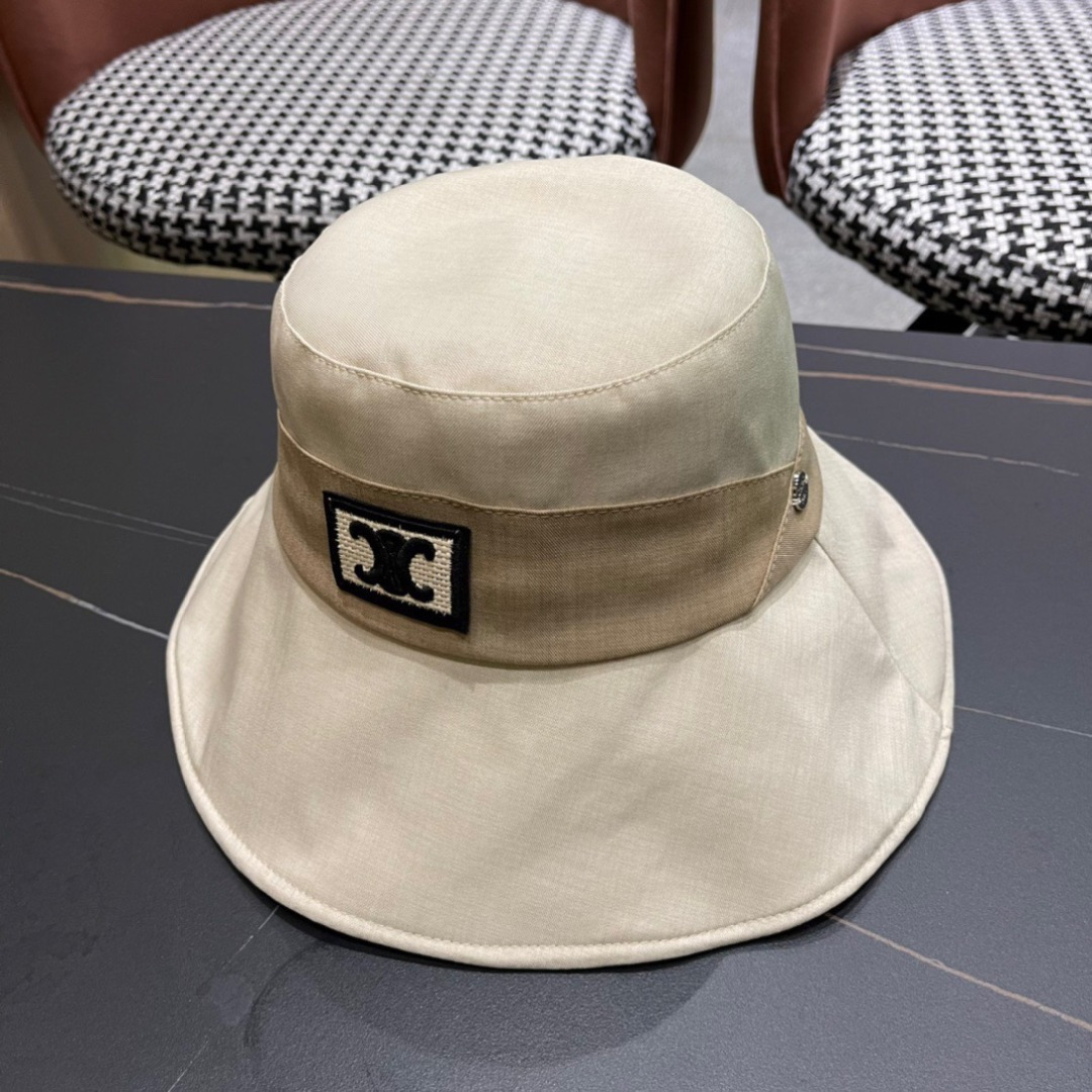  赛琳 CELINE2025新款拼色小桶帽渔夫帽～简约大气
🔅独特拼接设计 夏季新品～