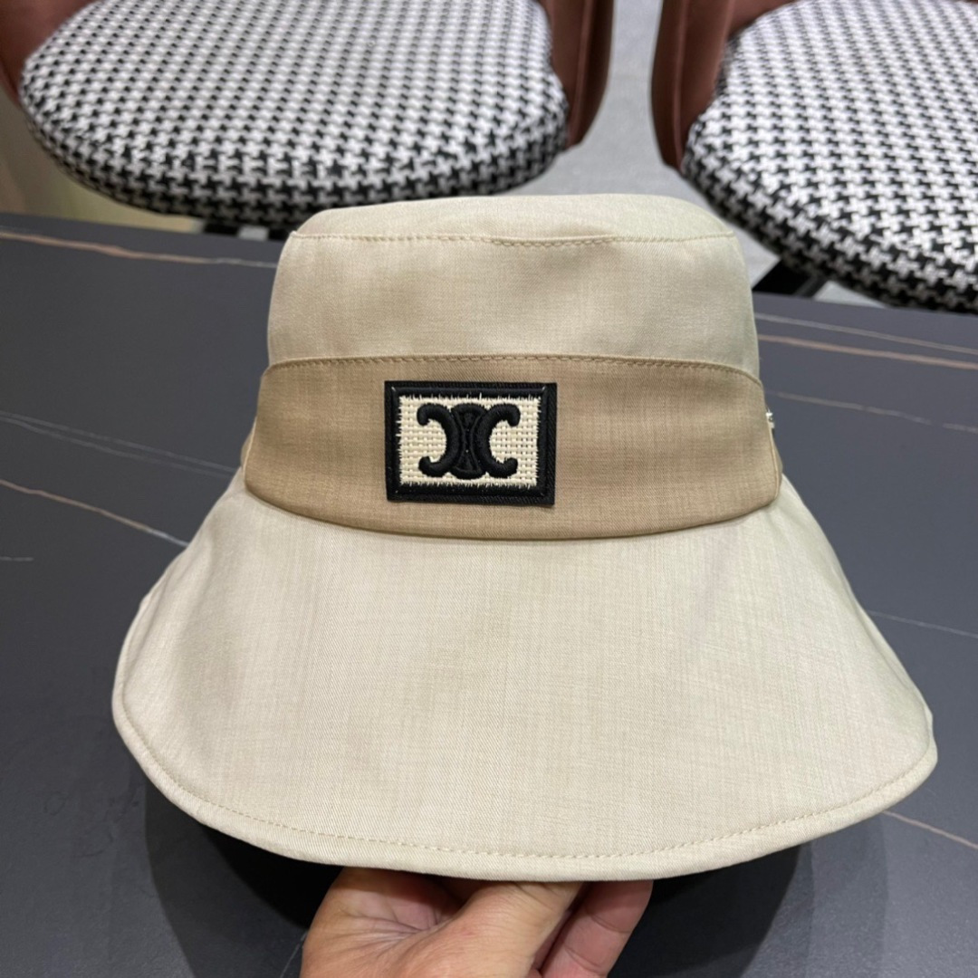  赛琳 CELINE2025新款拼色小桶帽渔夫帽～简约大气
🔅独特拼接设计 夏季新品～