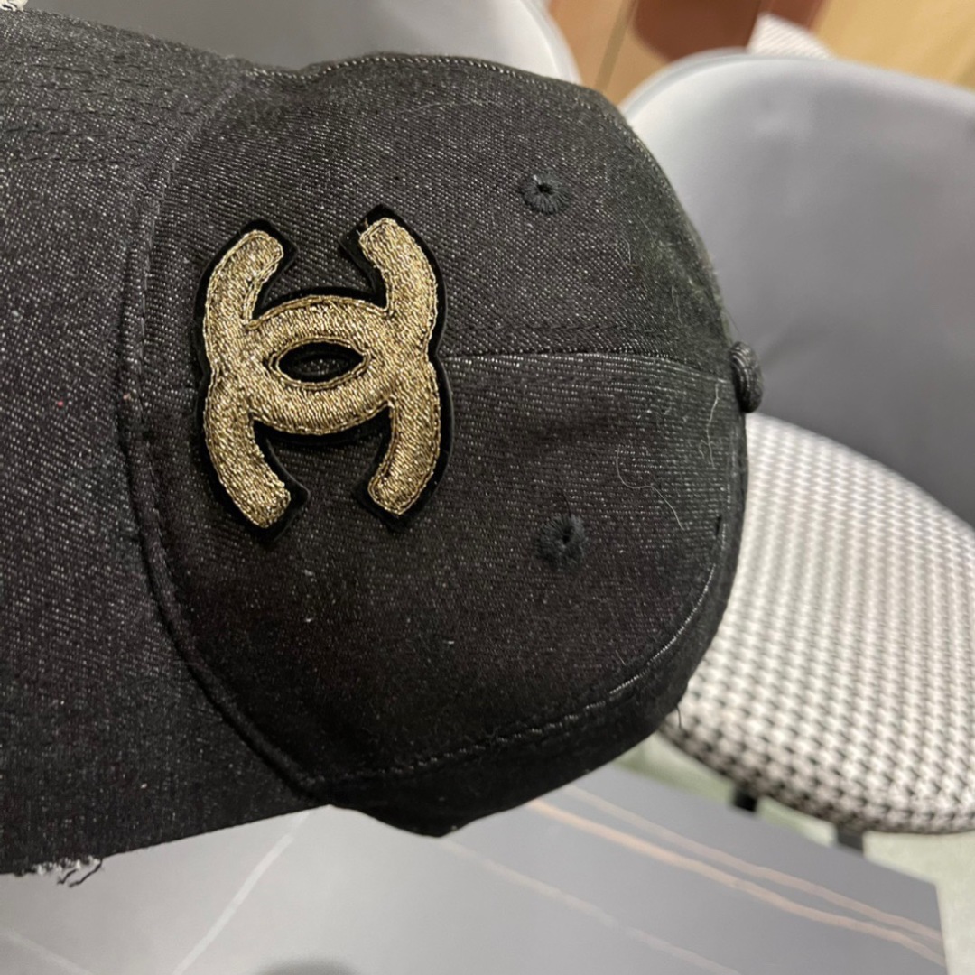  香奈儿CHANEL 2025牛仔新品棒球帽，经典简约，时尚休闲设计 跑量新品