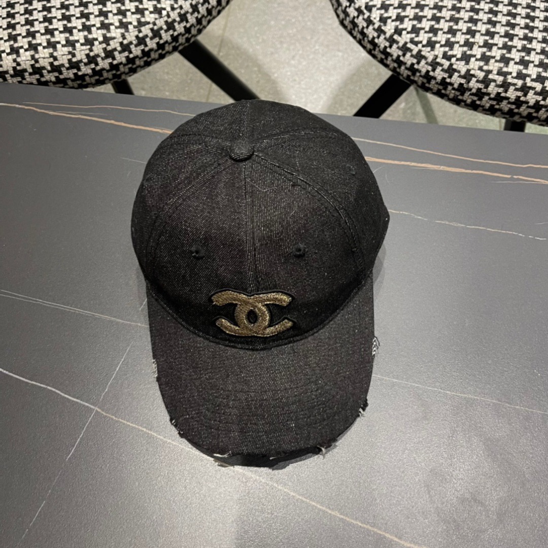  香奈儿CHANEL 2025牛仔新品棒球帽，经典简约，时尚休闲设计 跑量新品