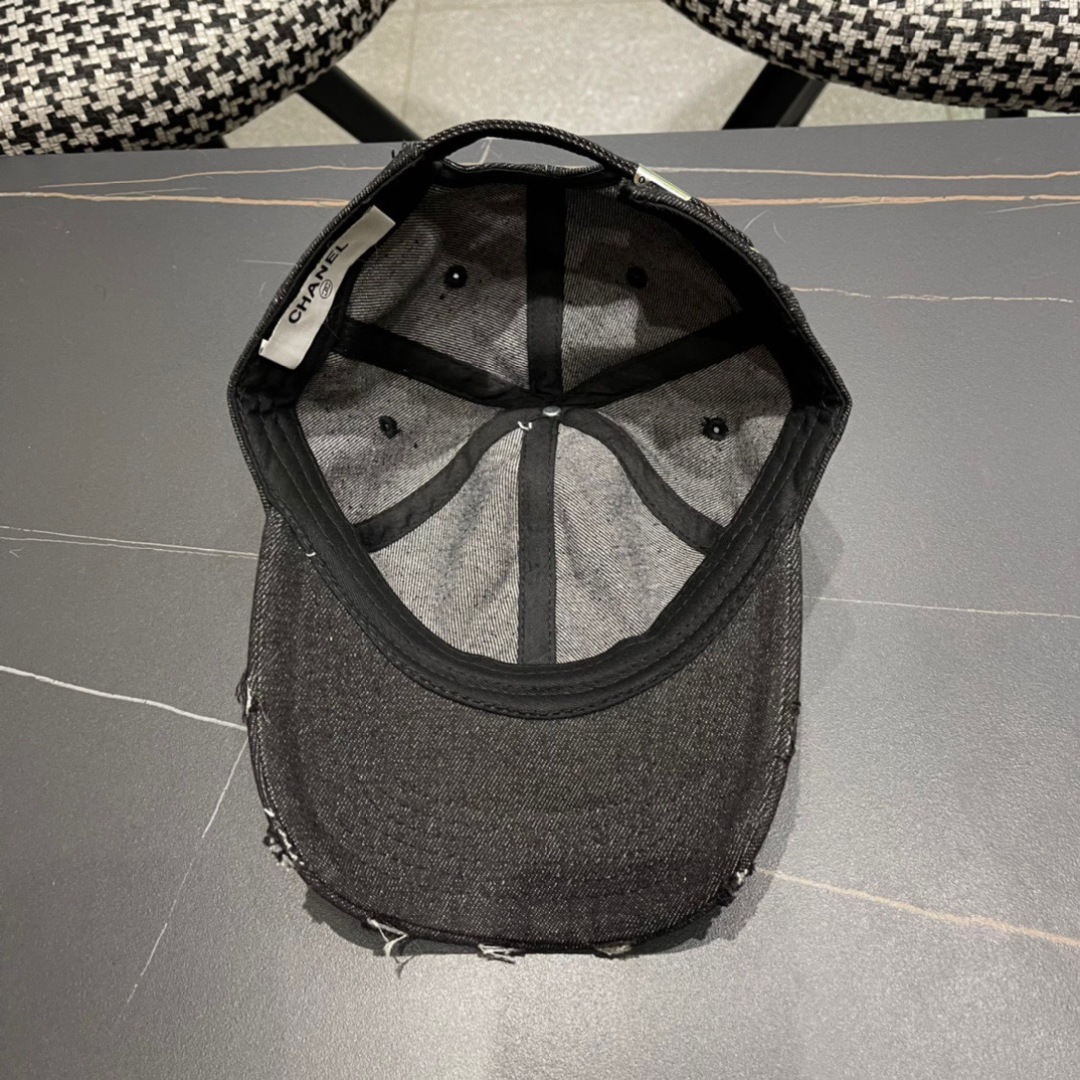  香奈儿CHANEL 2025牛仔新品棒球帽，经典简约，时尚休闲设计 跑量新品