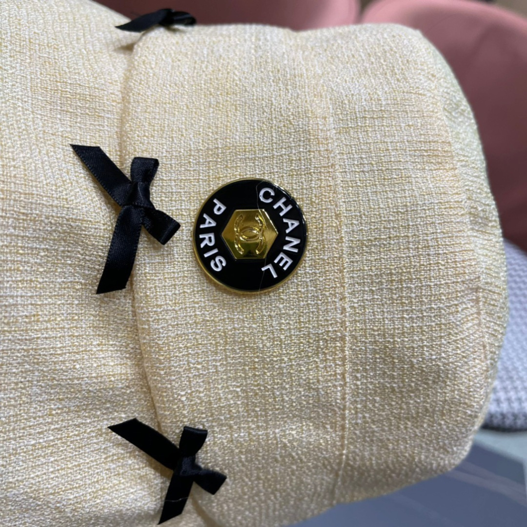  香奈儿CHANEL 春夏新品蝴蝶兰渔夫帽，logo小香经典简约，时尚休闲设计 跑量新品