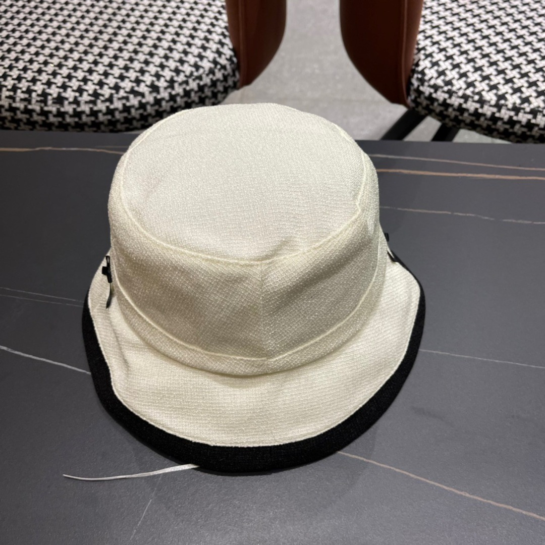  香奈儿CHANEL 春夏新品蝴蝶兰渔夫帽，logo小香经典简约，时尚休闲设计 跑量新品
