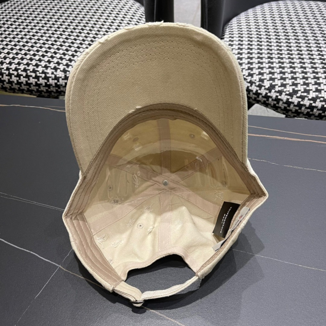  2025春夏新款 蒙口MONCLER破洞棒球帽，年轻时尚潮人穿搭色系，视觉效果超强，好看有质感！