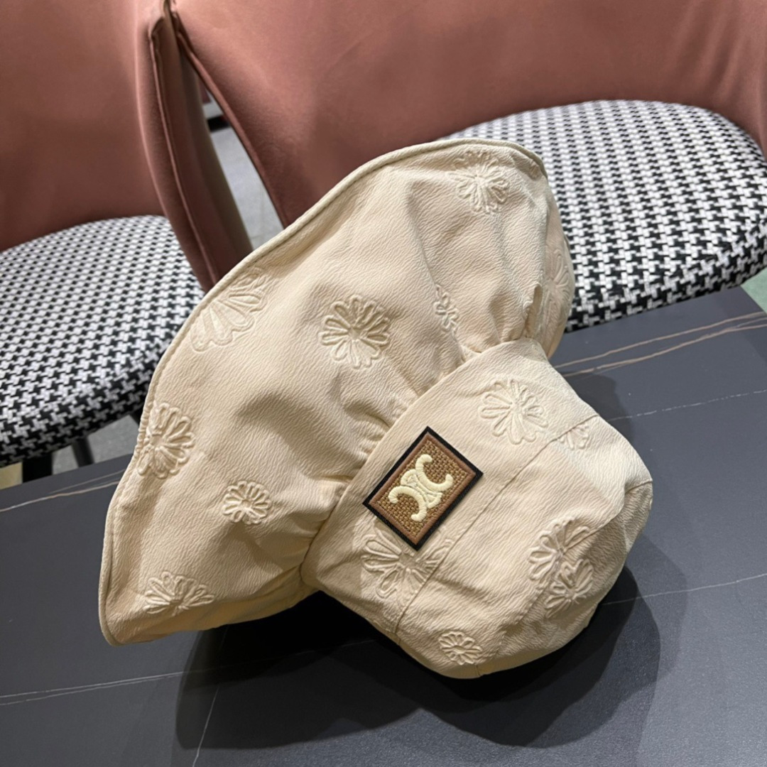  CELINE2025赛琳新款渔夫帽女春夏季遮阳帽韩版太阳帽 