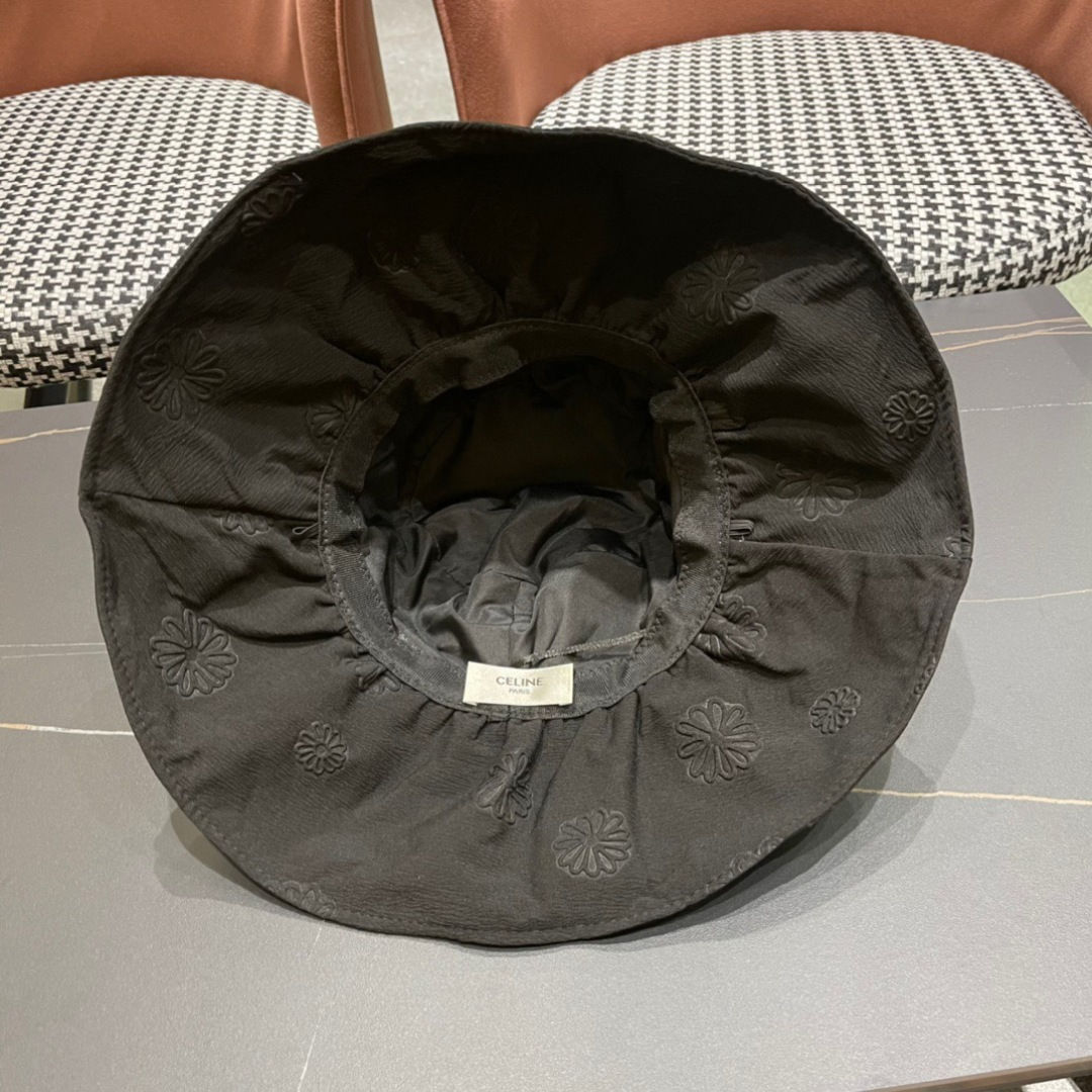  CELINE2025赛琳新款渔夫帽女春夏季遮阳帽韩版太阳帽 