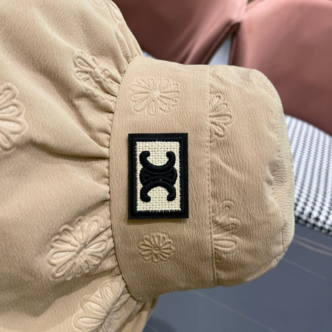  CELINE2025赛琳新款渔夫帽女春夏季遮阳帽韩版太阳帽 