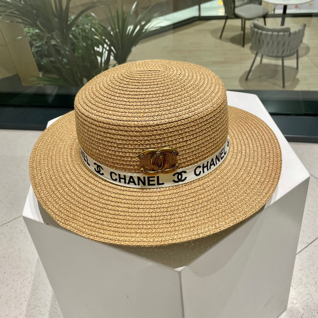 NO:344151,[Chanel Chanel] 2025 new webbing style big-name flat-top straw hat, a must-have for travel, super easy to match, buy it now!  Hat Straw Hat Fisherman Hat Baseball Hat, Hats, Chanel, Chanel, espadrilles, hats【Chanel香奈儿】2025新款织带款大牌风平顶草帽,旅行必备,超好搭配,赶紧入手！帽子草帽渔夫帽棒球帽,帽子,chanel,chanel,espadrilles,hats,hat