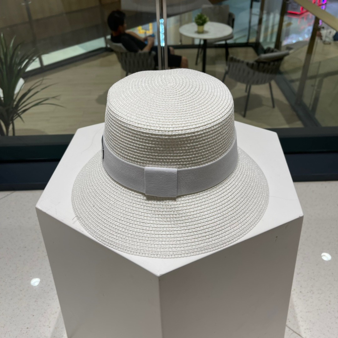  Dior迪奥新款草帽，平顶桶帽头