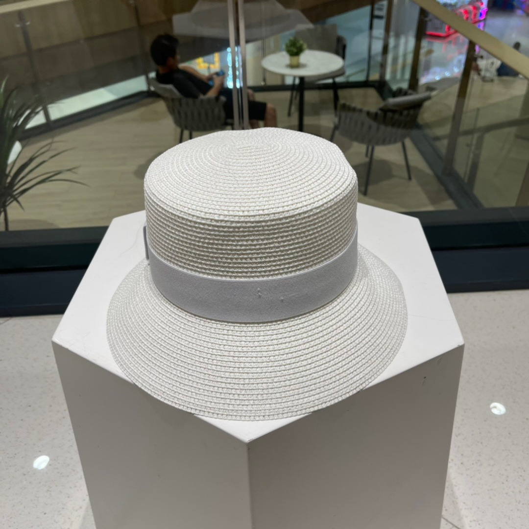  Dior迪奥新款草帽，平顶桶帽头