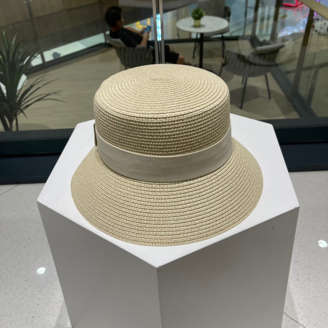  Dior迪奥新款草帽，平顶桶帽头