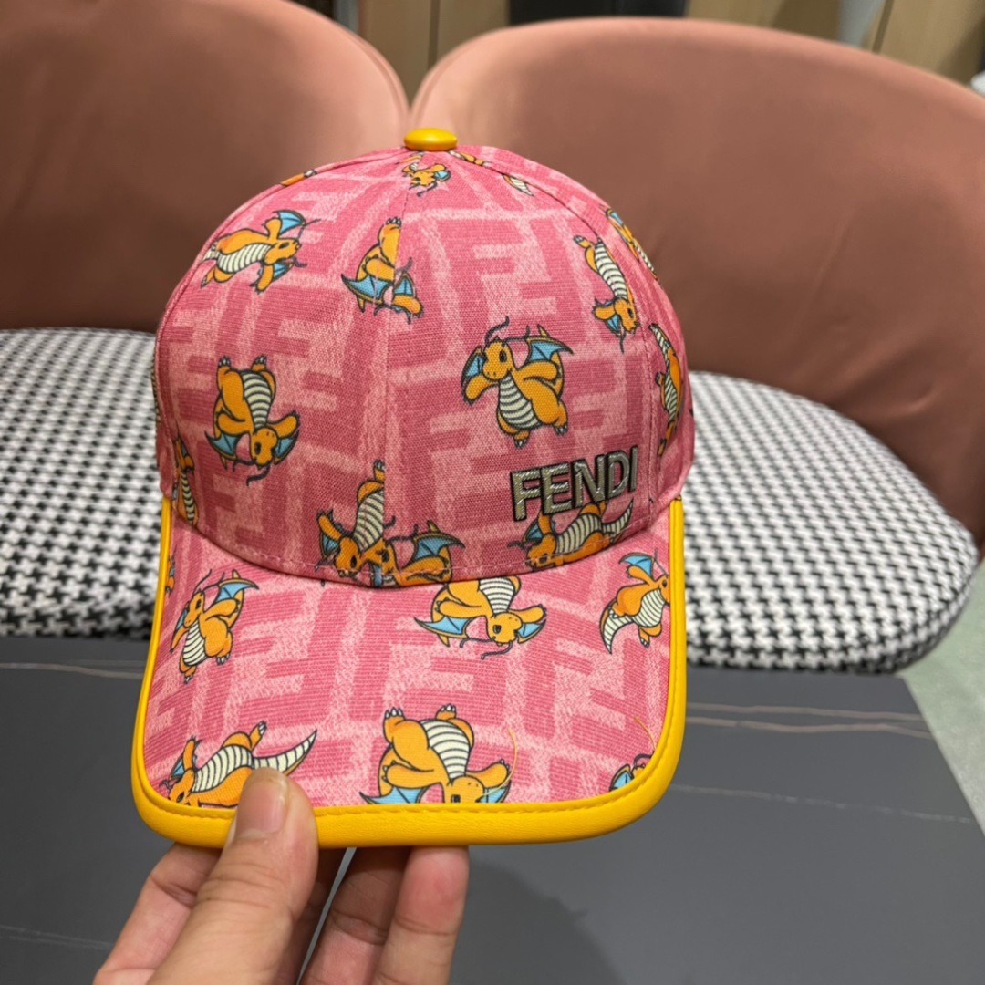  FENDI芬迪，2025新品棒球帽 代购版本！时尚潮流，高端做工！细节看实拍哦