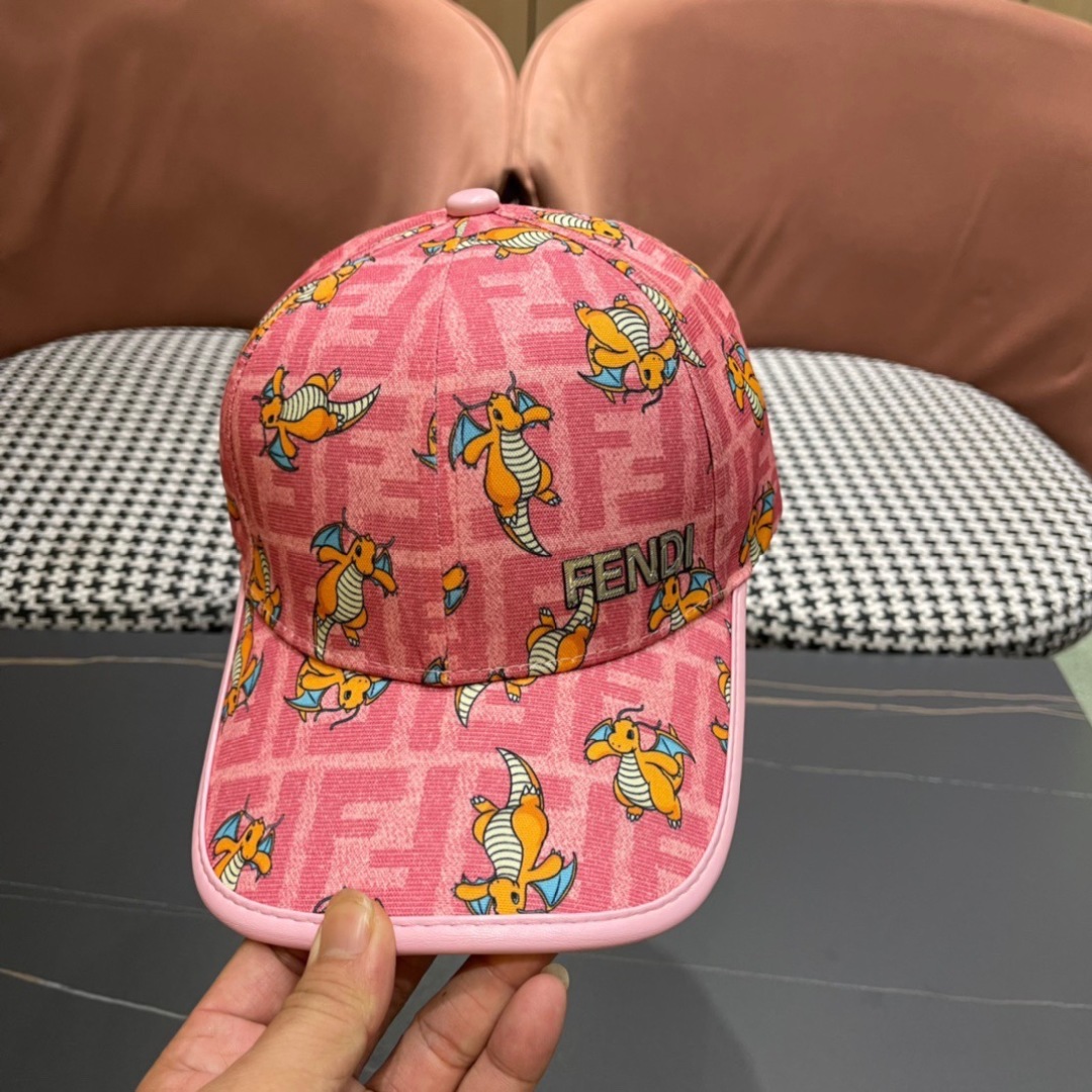  FENDI芬迪，2025新品棒球帽 代购版本！时尚潮流，高端做工！细节看实拍哦