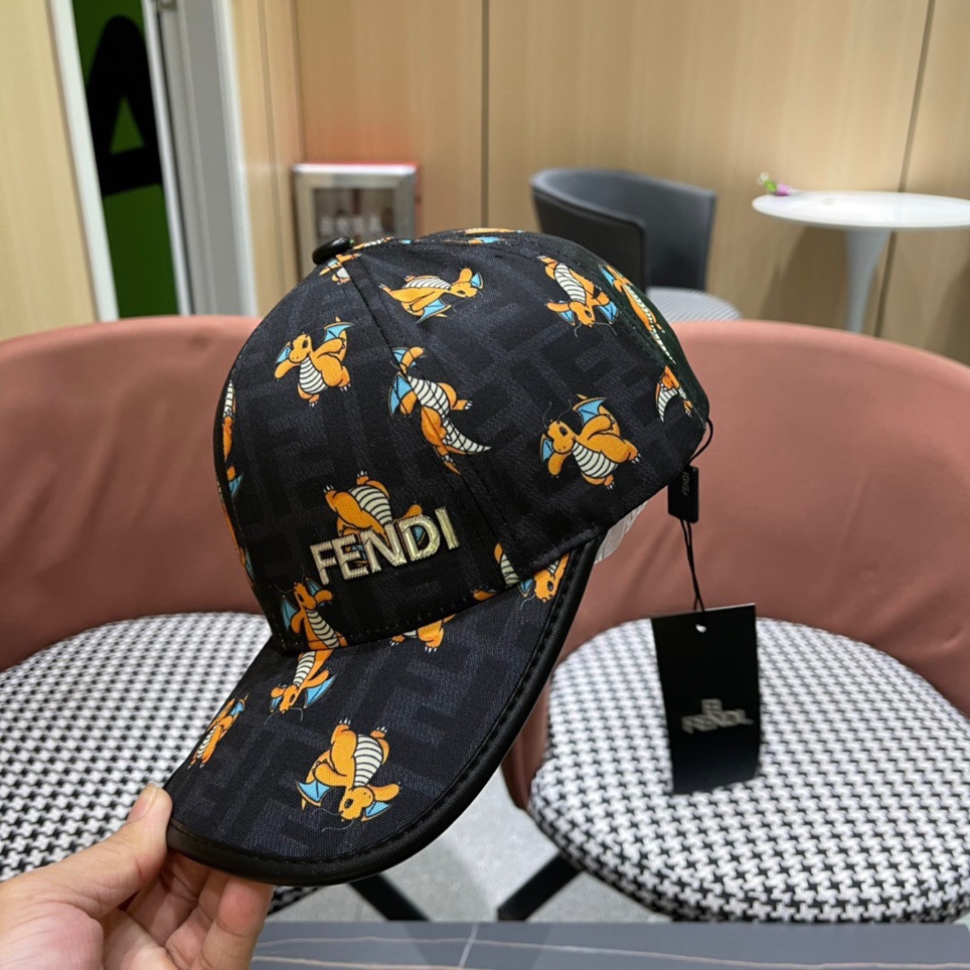  FENDI芬迪，2025新品棒球帽 代购版本！时尚潮流，高端做工！细节看实拍哦