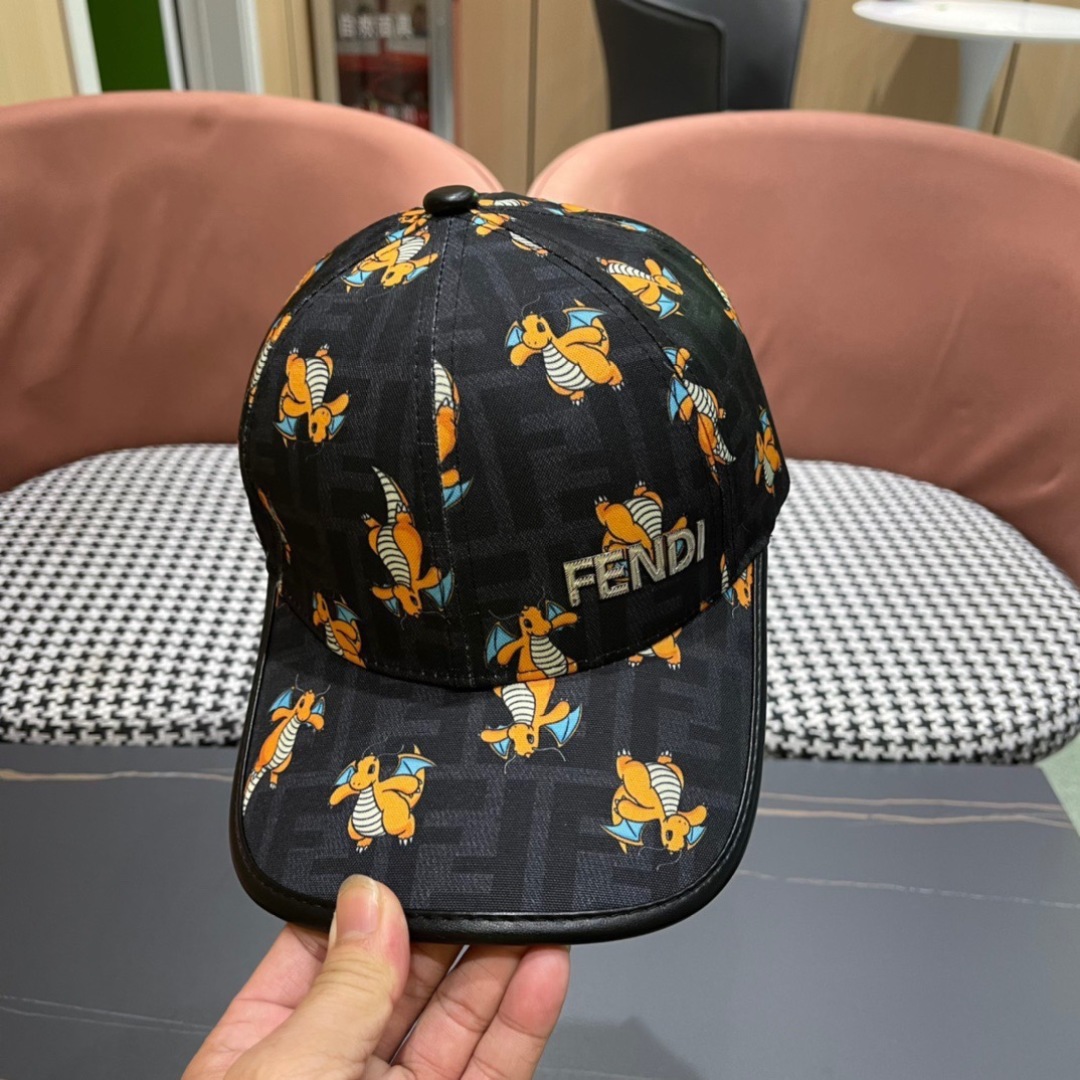  FENDI芬迪，2025新品棒球帽 代购版本！时尚潮流，高端做工！细节看实拍哦