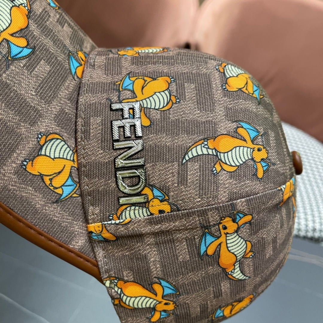  FENDI芬迪，2025新品棒球帽 代购版本！时尚潮流，高端做工！细节看实拍哦