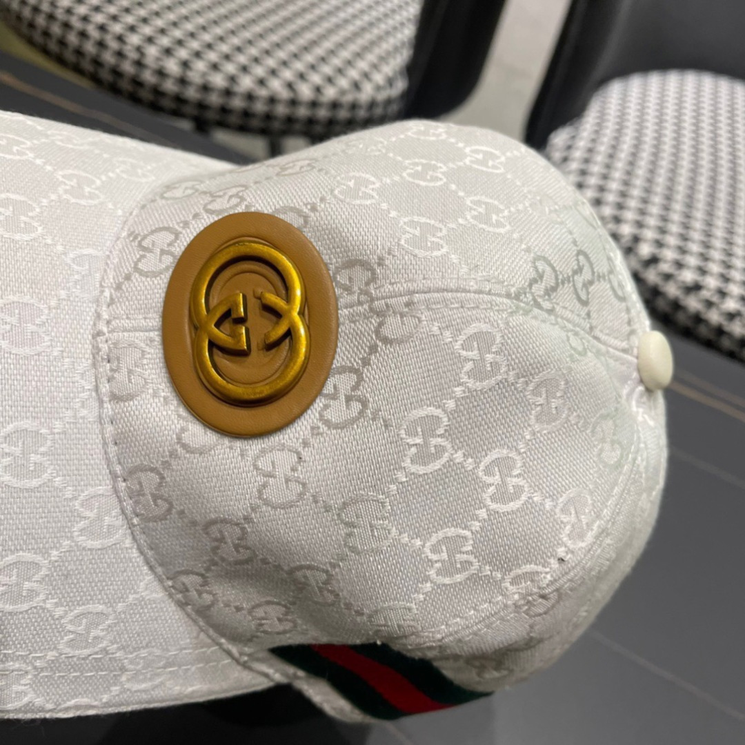  Gucci(古奇)经典原单棒球帽😍专柜11开模订制，最高版本，原版帆布轻盈透气！实物拍摄，四季百搭男女