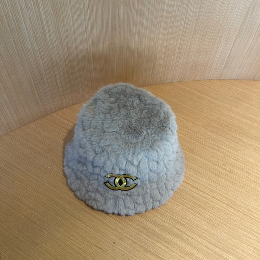 Chanel香奈儿 2024秋冬款渔夫帽毛绒保暖韩版百搭显脸小