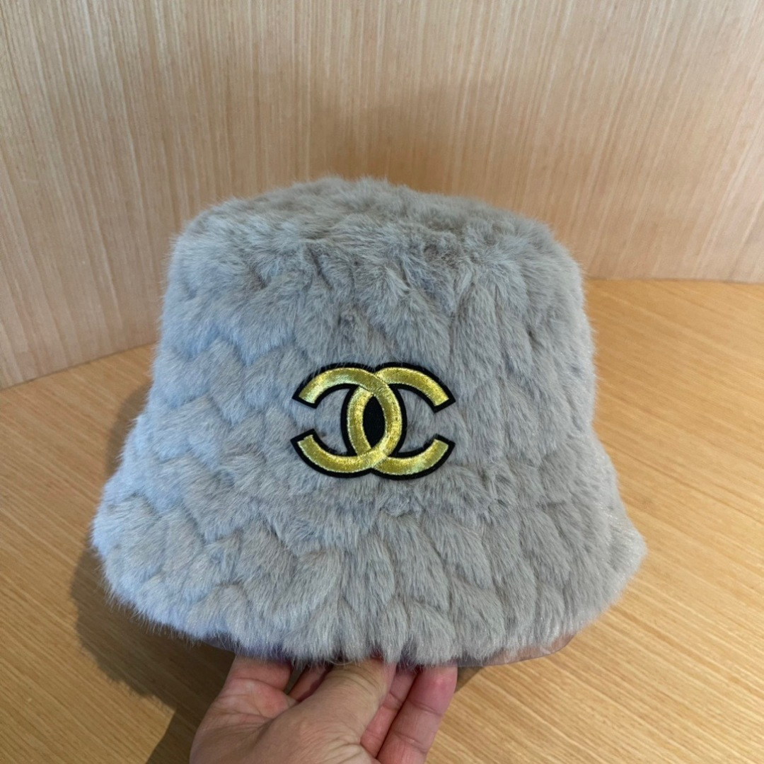Chanel香奈儿 2024秋冬款渔夫帽毛绒保暖韩版百搭显脸小