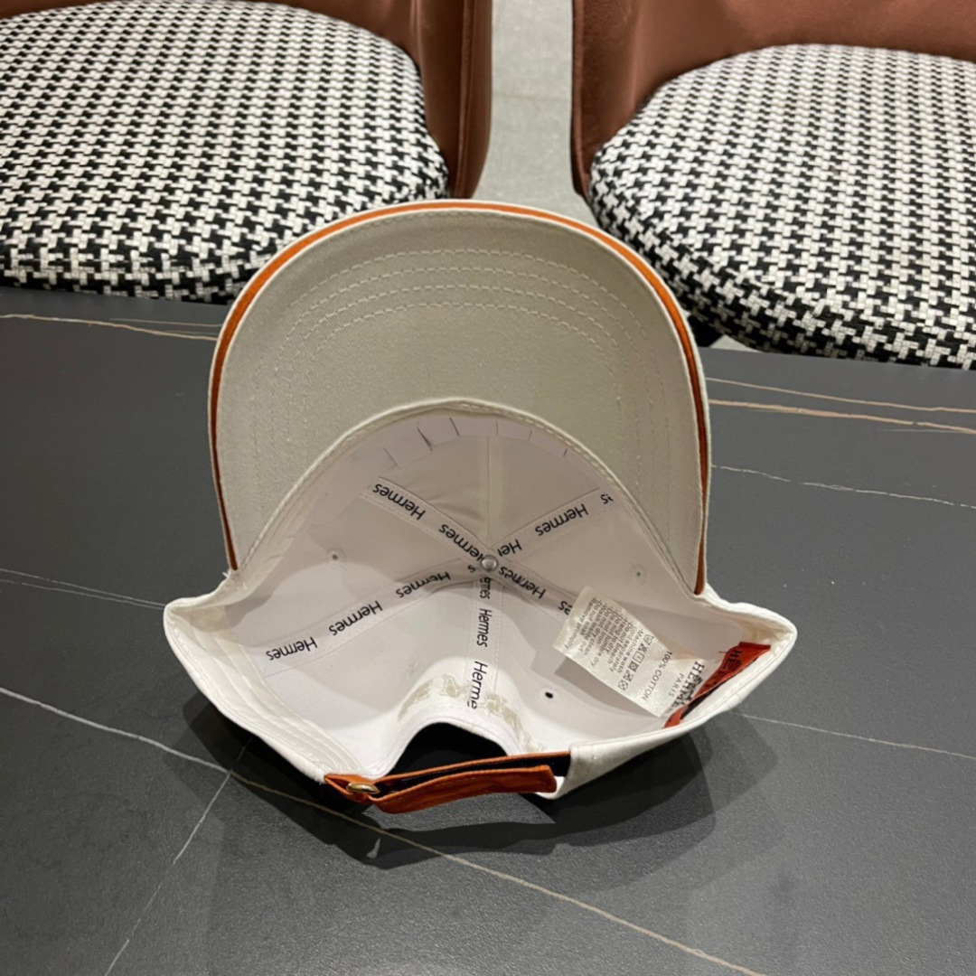  爱马仕hermes，2025棒球帽，官网原版里布，高版本懂货的来～透气舒适，防晒指数超高，气质名媛风