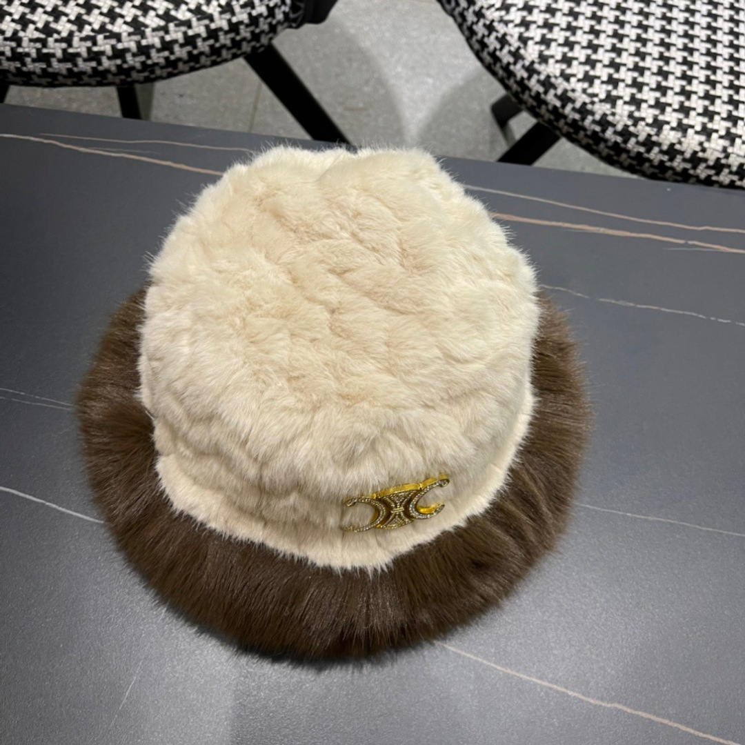CELINE赛琳 简约秋冬款毛绒绒渔夫帽🧢日韩风格，随便搭配都超好看！出门旅游，绝对要入手的一款
