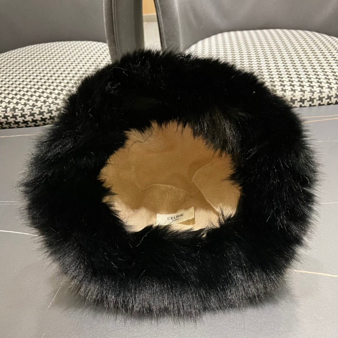 CELINE赛琳 简约秋冬款毛绒绒渔夫帽🧢日韩风格，随便搭配都超好看！出门旅游，绝对要入手的一款