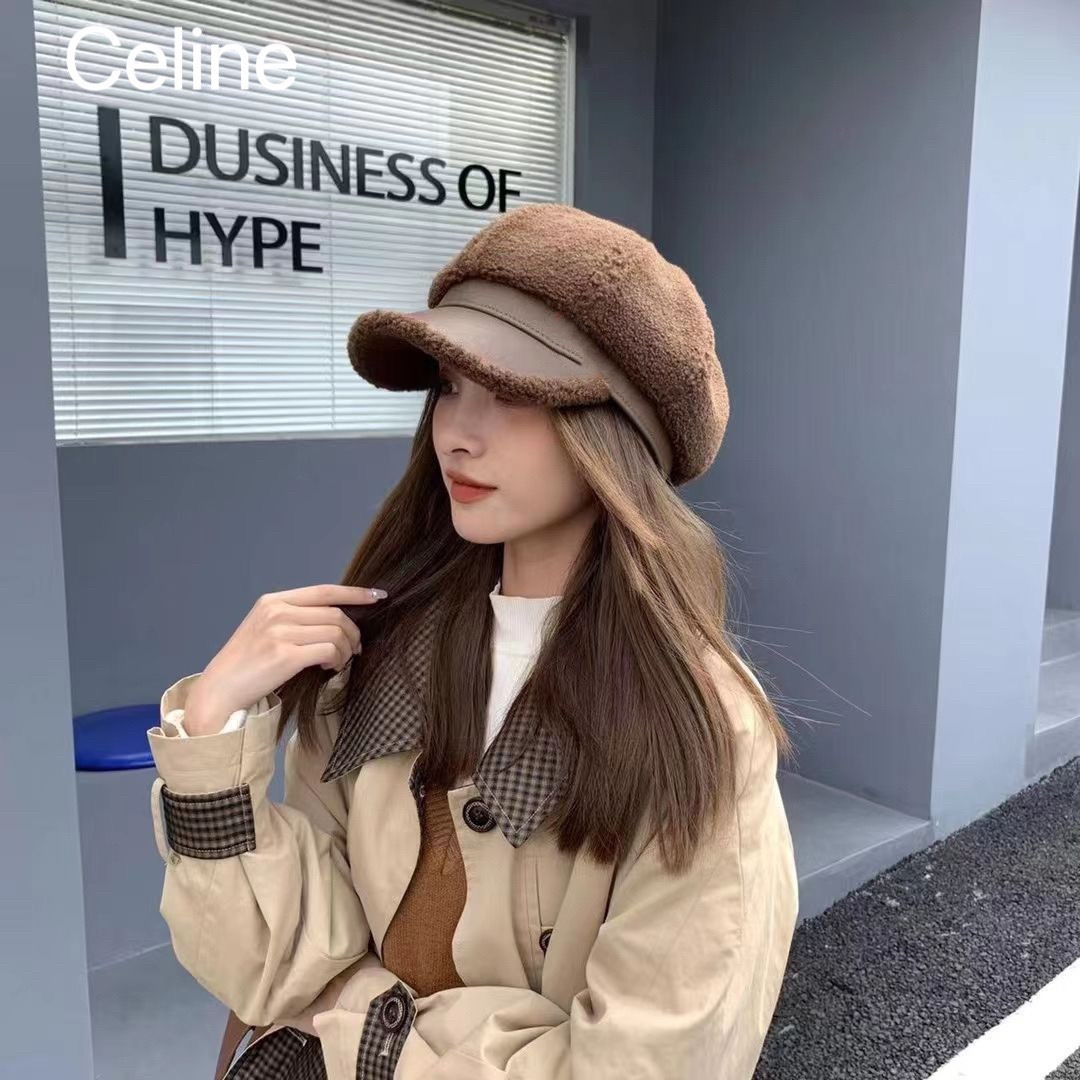 NO:220376,Celine Celine's new autumn lamb wool painter hat, star anise pumpkin baseball cap, head circumference 57cm hat, fisherman hat, baseball cap knit hat, hat, celine, celine, espadrilles, hats19860909Celine赛琳秋季新款羊羔毛画家帽,八角南瓜鸭舌帽,头围57cm帽子渔夫帽棒球帽针织帽,帽子,celine,celine,espadrilles,hats,hat