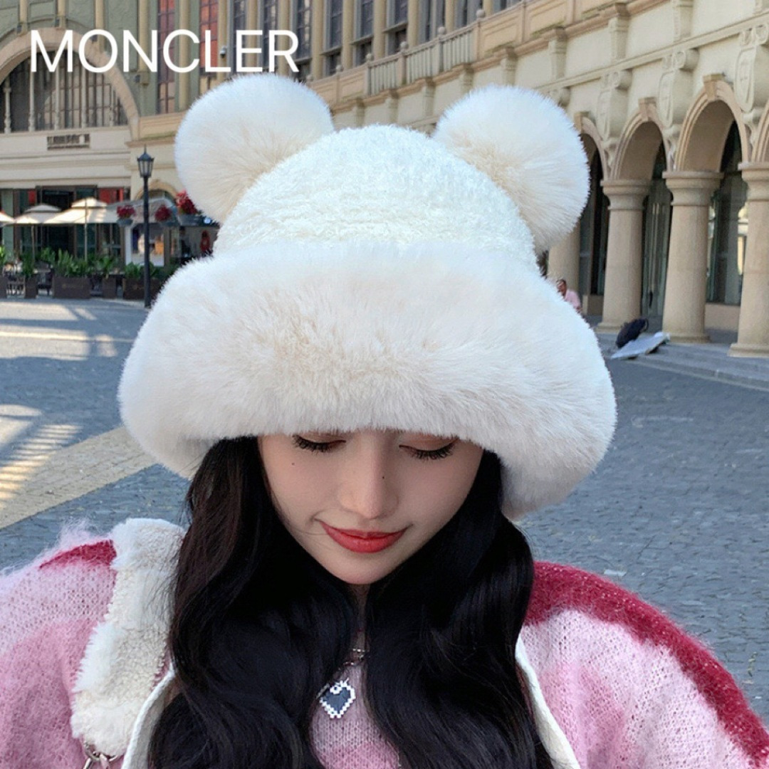 NO:220424,Moncler autumn and winter new cute bear ears versatile wool hat Korean style face showing small warm pullover girl hat fisherman hat baseball hat knit hat, hat, christian louboutin, espadrilles, hats19860909moncler秋冬季新款可爱小熊耳朵百搭毛线帽韩版显脸小保暖套头女帽帽子渔夫帽棒球帽针织帽,帽子,christian louboutin,espadrilles,hats,hat