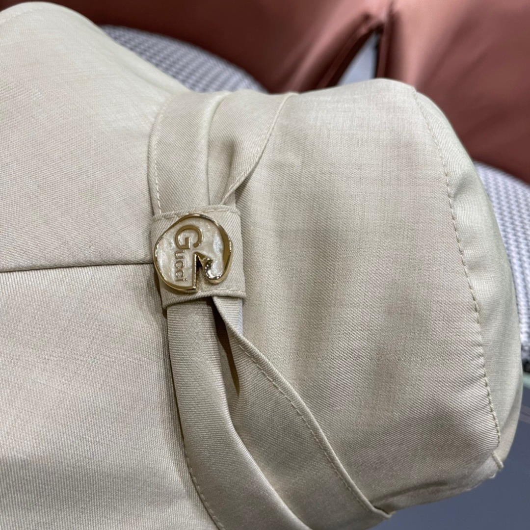  GUCCI古奇 2024新款韩版百搭遮脸防晒帽户外渔夫帽