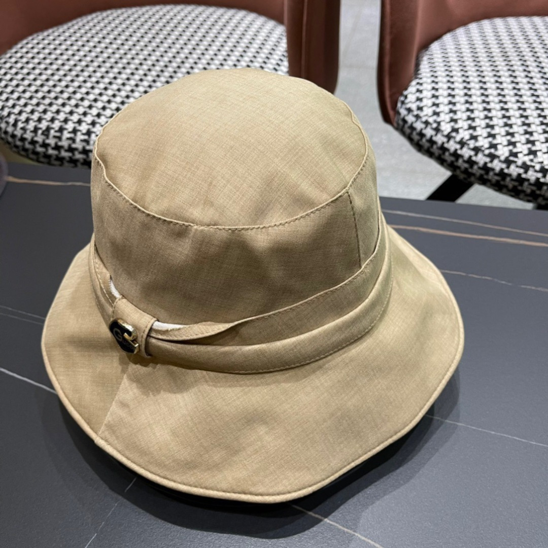  GUCCI古奇 2024新款韩版百搭遮脸防晒帽户外渔夫帽