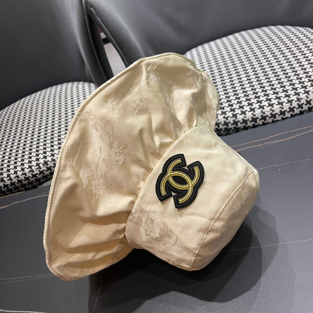  CHANEL香奈儿】2024新款韩版大帽檐渔夫帽，遮阳又超好搭配，