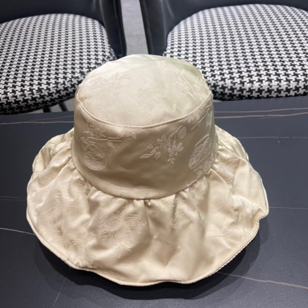  CHANEL香奈儿】2024新款韩版大帽檐渔夫帽，遮阳又超好搭配，