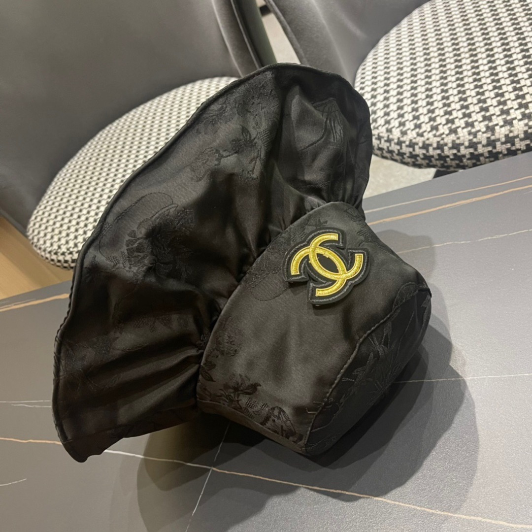  CHANEL香奈儿】2024新款韩版大帽檐渔夫帽，遮阳又超好搭配，