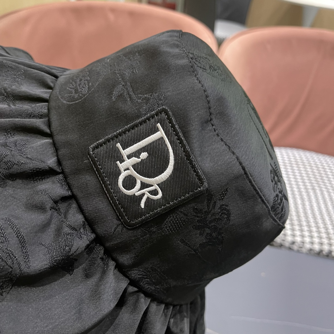  迪奥DIOR 新中式中国风立体提花女夏防晒渔夫，