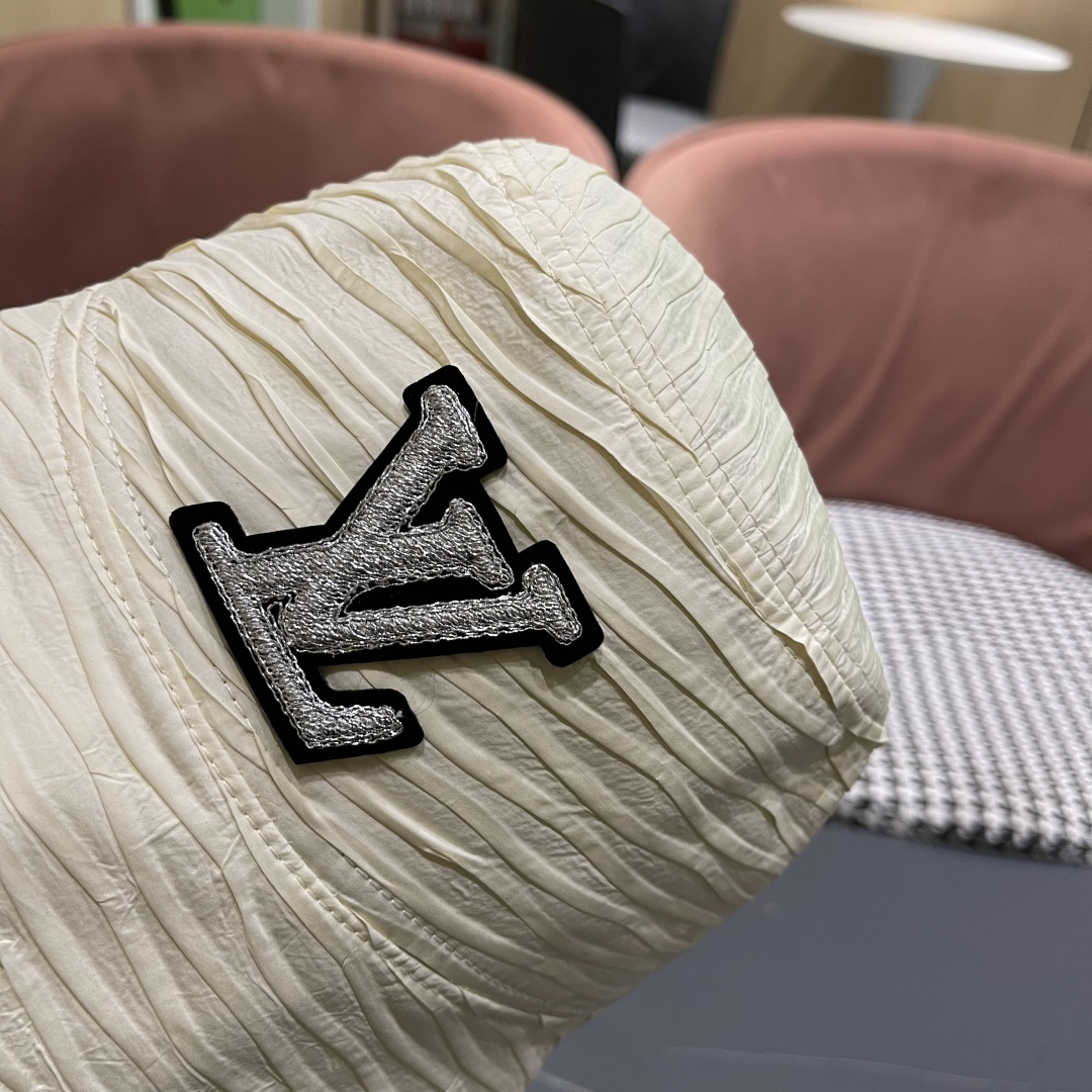  lv路易威登渔夫帽百搭盆帽显脸小防晒遮阳帽水桶帽子

