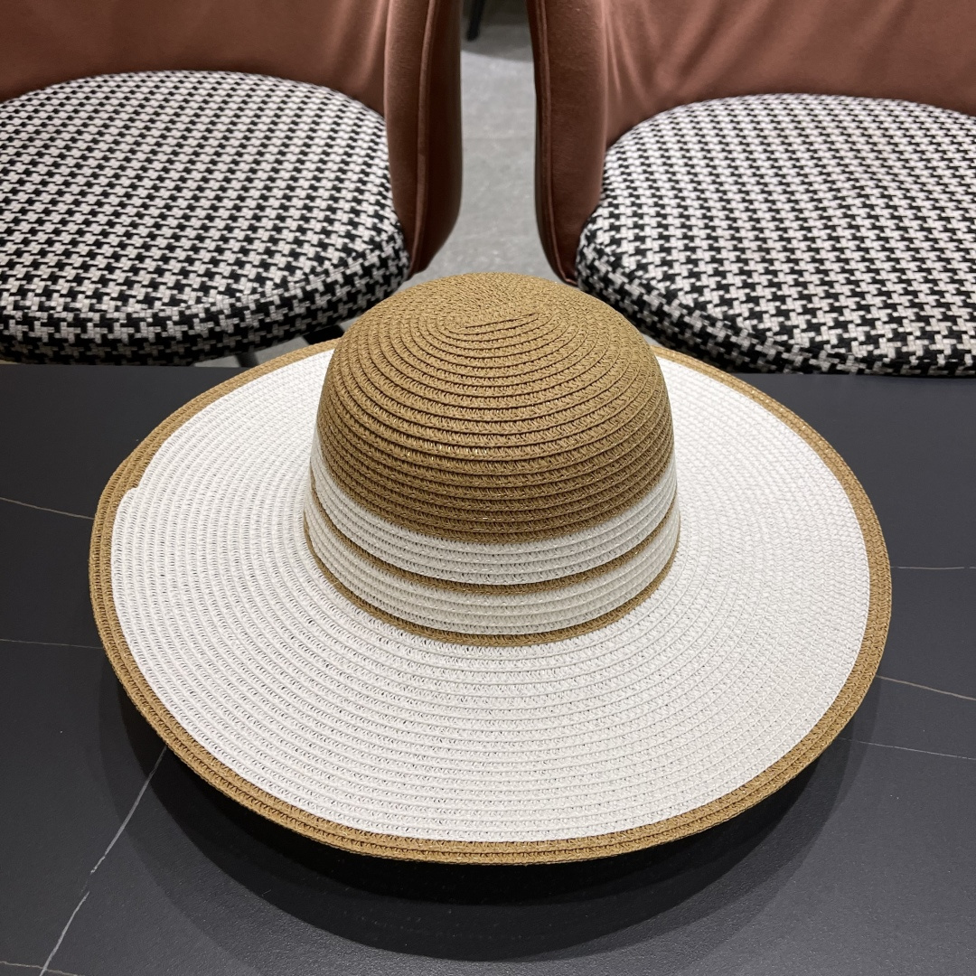 【CELINE赛琳】2025新款大沿草编草帽，出街必备超好搭配，赶紧入手！