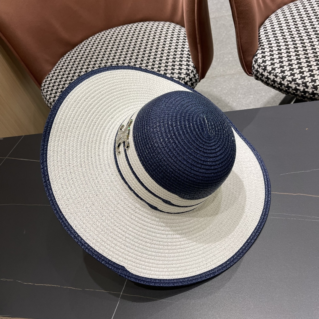 【CELINE赛琳】2025新款大沿草编草帽，出街必备超好搭配，赶紧入手！