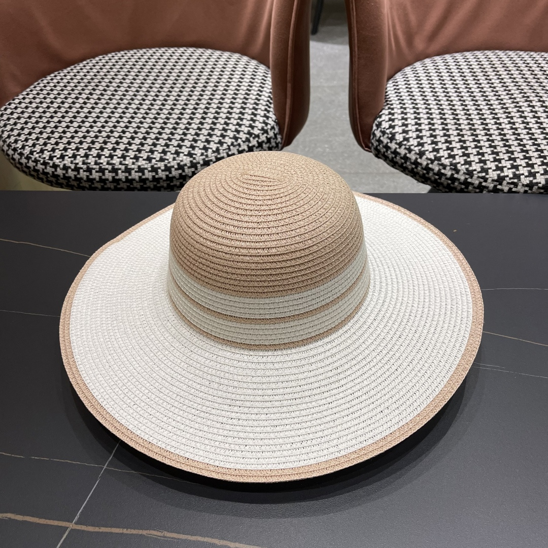 【CELINE赛琳】2025新款大沿草编草帽，出街必备超好搭配，赶紧入手！