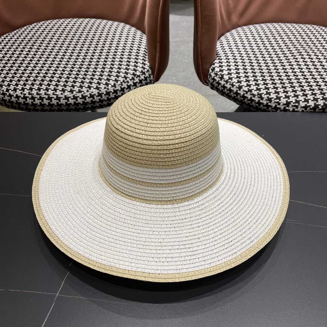 【CELINE赛琳】2025新款大沿草编草帽，出街必备超好搭配，赶紧入手！